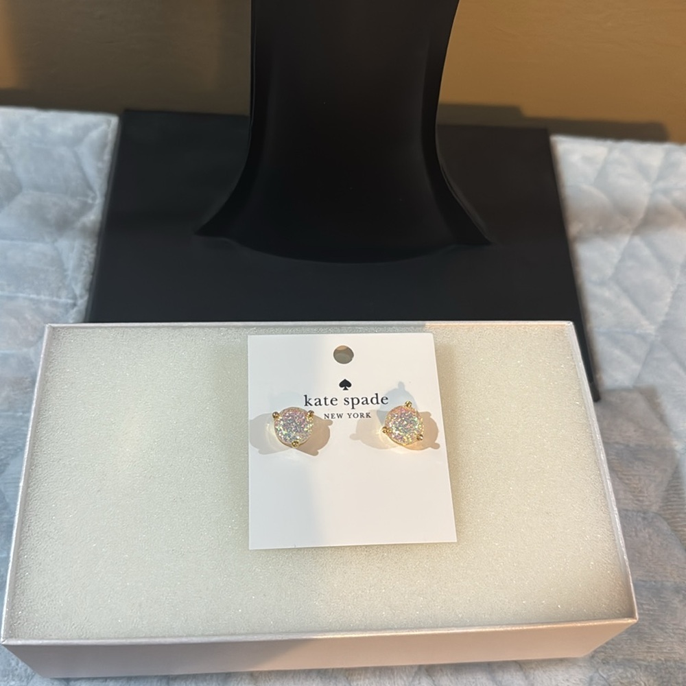 NWT Kate Spade New York Opal Glitter Ride And Shine Stud Earrings - Picture 5 of 9